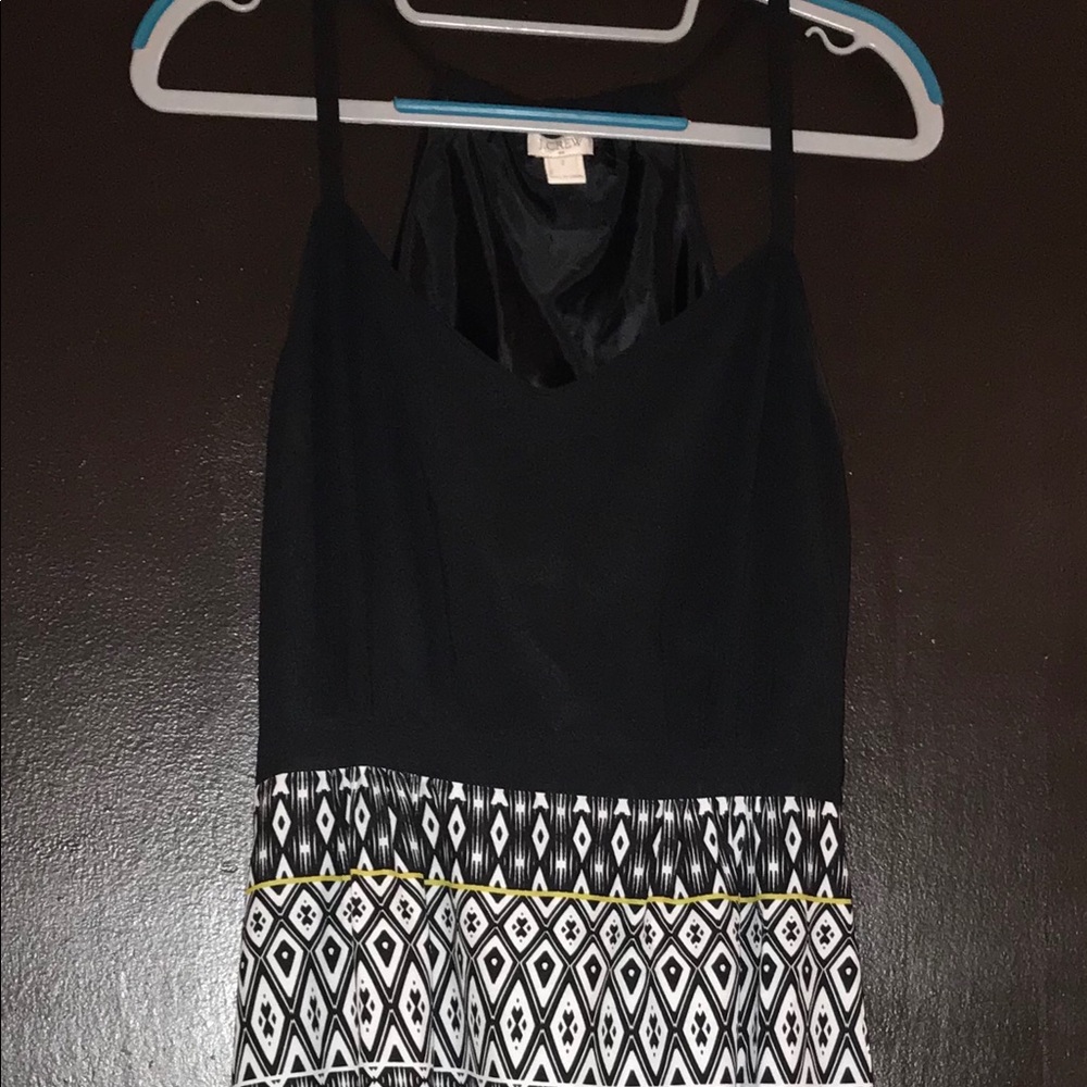 J Crew - Print Maxi Dress w/Side Slit